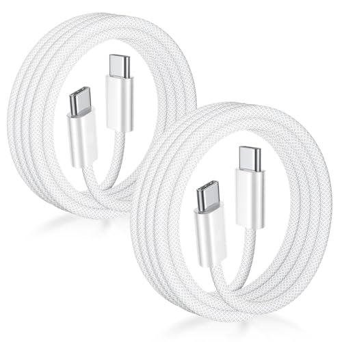2 Pack USB C to USB C Fast Charging Cables