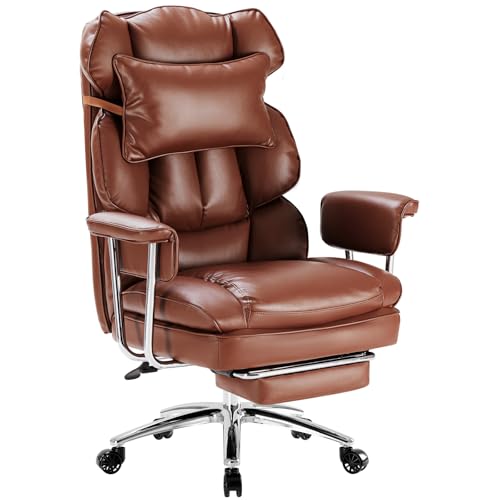 Ergonomic High Back Office Chair with Footrest Recline
