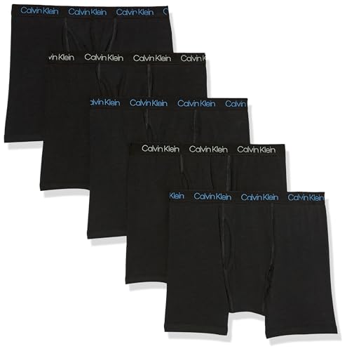 5 Pack Calvin Klein Boys Cotton Boxer Briefs