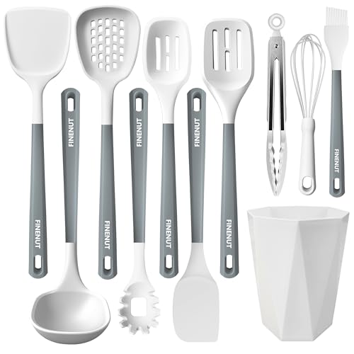 11 Piece Silicone Cooking Utensil Set Heat Resistant
