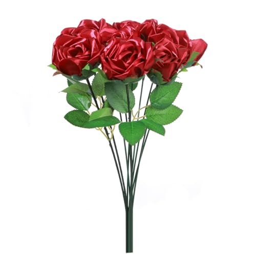 7 Rose DIY Flower Kit with Petals and Stems