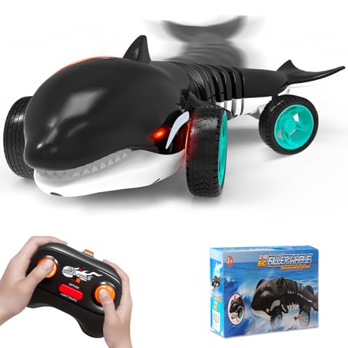 Remote Control Shark Car Toy, Bending Sliding Action