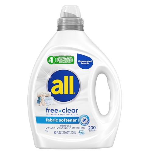 all Free Clear Liquid Fabric Softener, Sensitive, 80oz