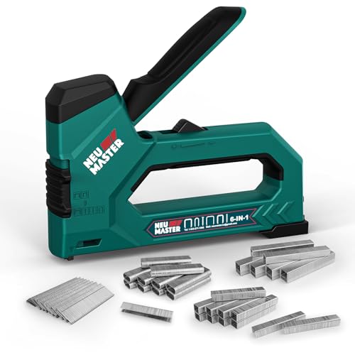 6-in-1 Heavy Duty Staple Gun with 4000 Staples