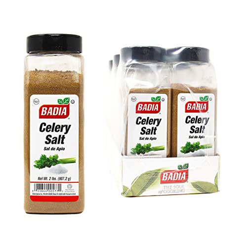 6 Pack Celery Salt 2 lb Seasoning Shaker