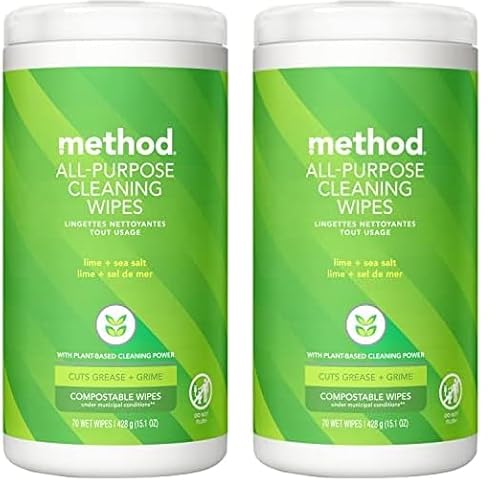 2 Pack Method All-Purpose Cleaning Wipes