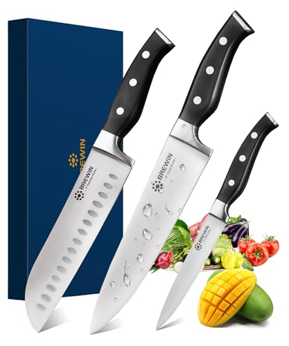 3 Piece Chef Knife Set High Carbon Stainless Steel