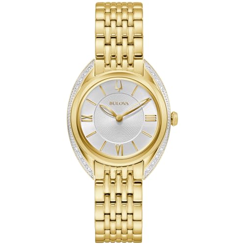 Bulova Ladies Diamond Quartz Stainless Steel Watch