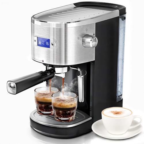 20 Bar Semi-Automatic Espresso Machine with Milk Frother