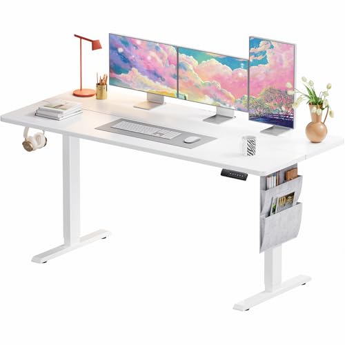 Adjustable Standing Desk 63x24 Inch Sit Stand Table