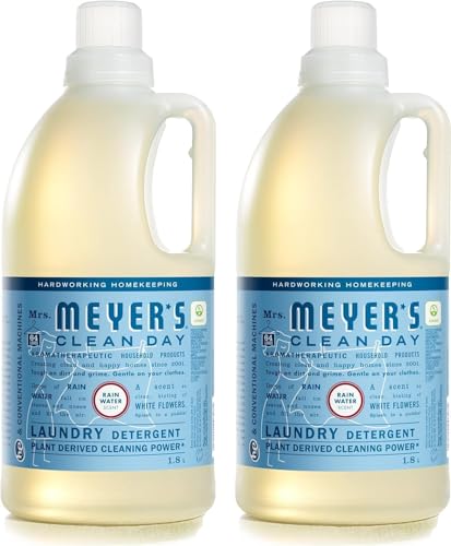 2 Pack Mrs. MEYER'S Liquid Laundry Detergent 64 oz