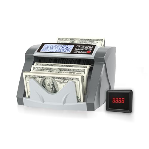 Money Counter Machine, Dual Motor, UV/MG/IR Detection