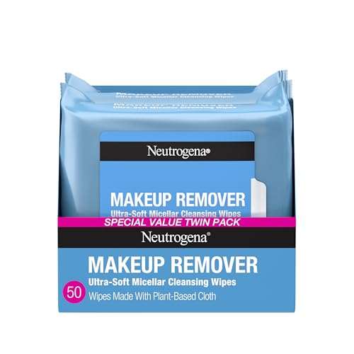 2 Pack Neutrogena Makeup Remover Wipes Micellar Towelettes