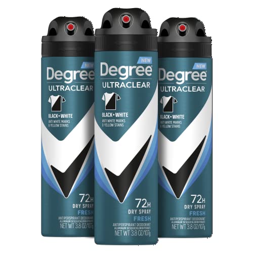 3 Pack Degree Men Antiperspirant Dry Spray Deodorant