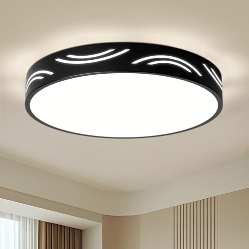 Dimmable LED Ceiling Light Fixture 15.75 Inch Flush Mount