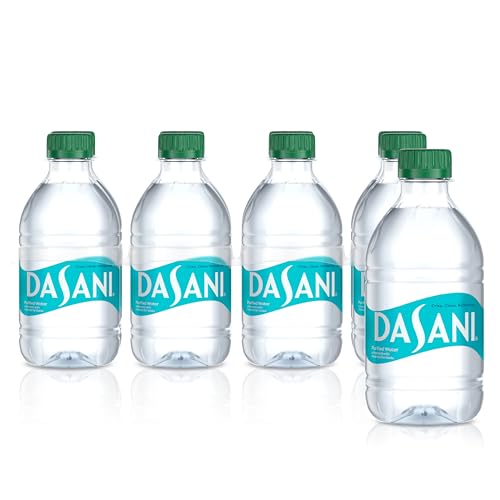 8 Pack Dasani Purified Water Bottles with Minerals 12oz