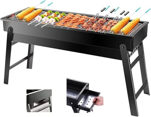 Portable Charcoal Grill Tabletop Folding BBQ for Camping