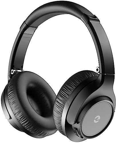 Wireless Bluetooth Over Ear Headphones, 70H Playtime, Mic