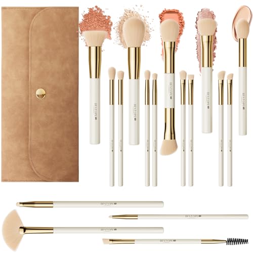 18 Piece Professional Makeup Brush Set with Case
