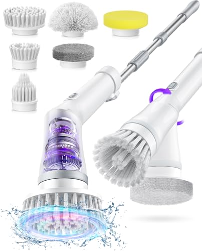 Cordless Electric Spin Scrubber for Shower and Floor