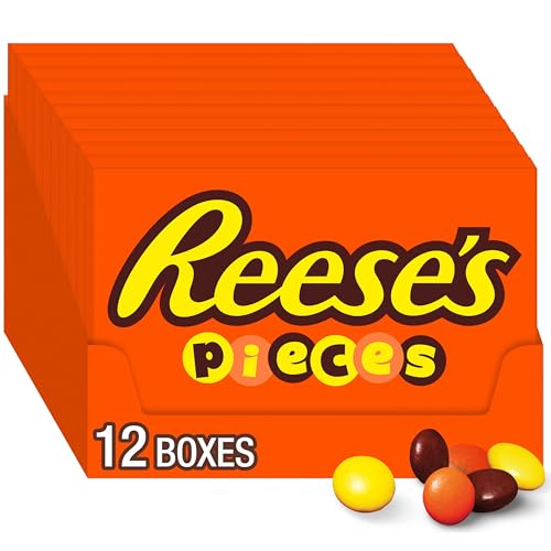 12 Pack Reese's Pieces Peanut Butter Candy Boxes