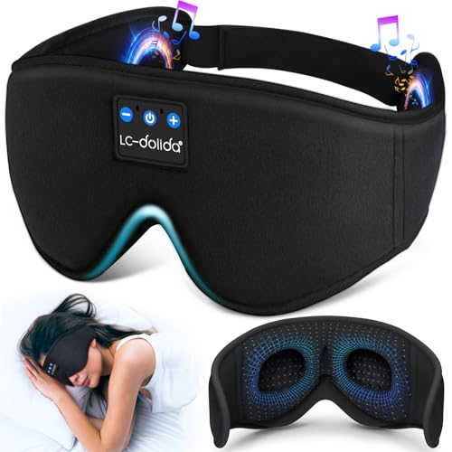 Bluetooth Sleep Headphones 3D Eye Mask for Sleeping