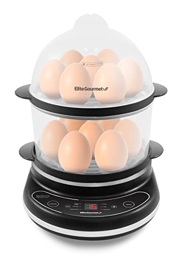Elite Gourmet 14 Egg Digital Cooker and Steamer
