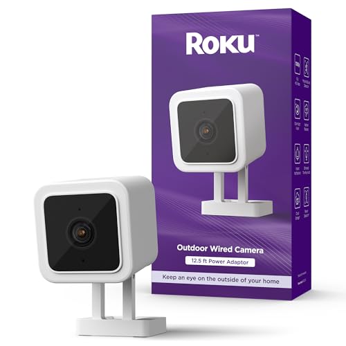 Roku Outdoor Security Camera 1080p HD Night Vision