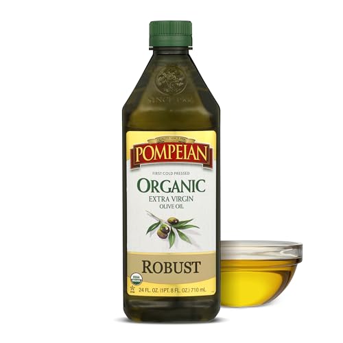 Pompeian Organic Extra Virgin Olive Oil, 24 fl oz