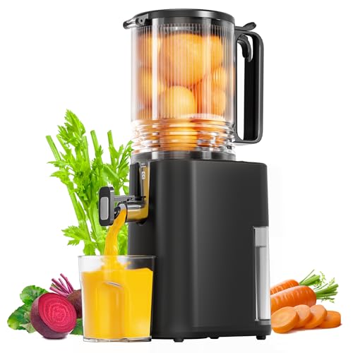 Cold Press Juicer, Wide Chute Slow Masticating Machine