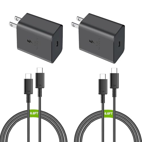 2 Pack 45W USB C Fast Charger with Cables