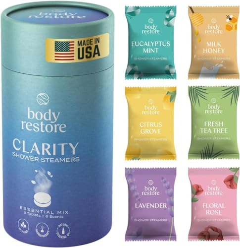 6 Pack Shower Steamers Aromatherapy Gift Set