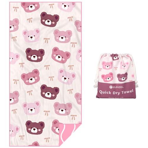 Microfiber Kids Beach Towel Quick Dry Sand Free 60"x30"