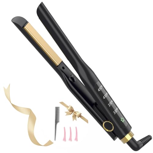2 in 1 Hair Straightener and Curler, 1/2 Inch