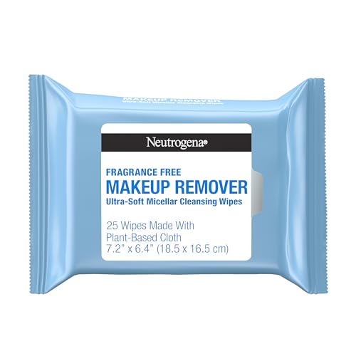 Neutrogena Makeup Remover Wipes Fragrance-Free, 25 Count