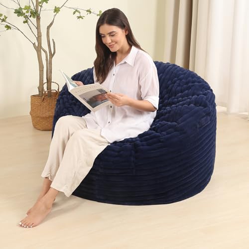 Memory Foam Bean Bag Chair for Adults, 3FT