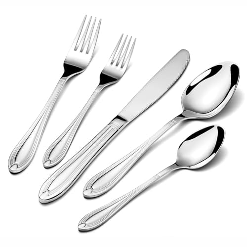 30 Piece Stainless Steel Silverware Set