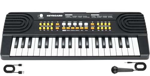 37 Key Kids Piano Keyboard Toy with Microphone