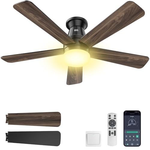 42 Inch Ceiling Fan with Light and Remote