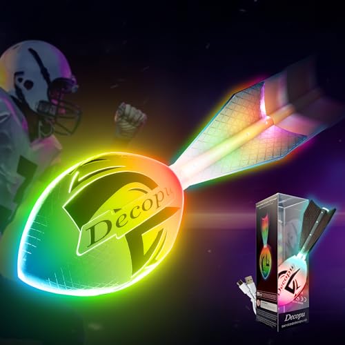 Glow in the Dark LED Light Up Football Toy