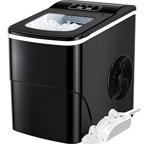 Countertop Ice Maker Machine, 26lbs, Self-Cleaning, Portable