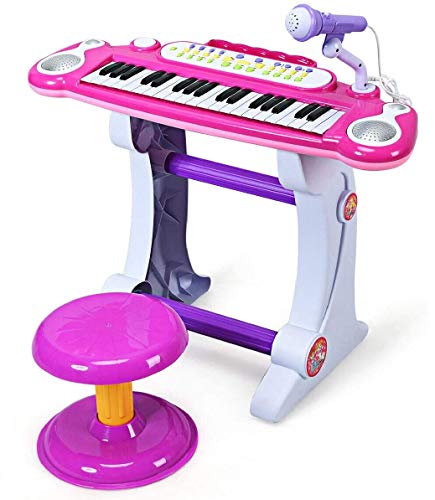 37-Key Kids Piano Keyboard Toy with Microphone