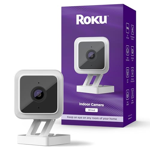 Roku Indoor Security Camera 1080p HD Night Vision