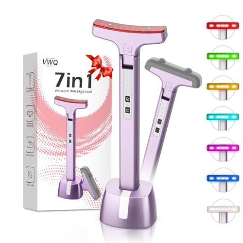 Red Light Therapy Wand, 7 Color Facial Skin Device