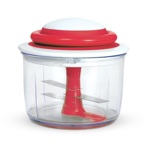 Chef'n VeggiChop Hand-Powered Food Chopper, Manual Pull