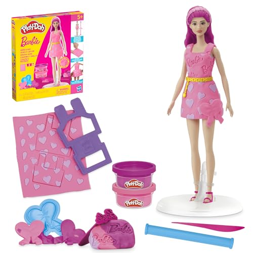 Play-Doh Barbie Hearts and Hair Modeling Compound Set