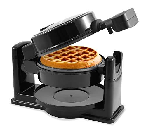 Rotating Belgian Waffle Maker, Nonstick Flip, 5 Inch