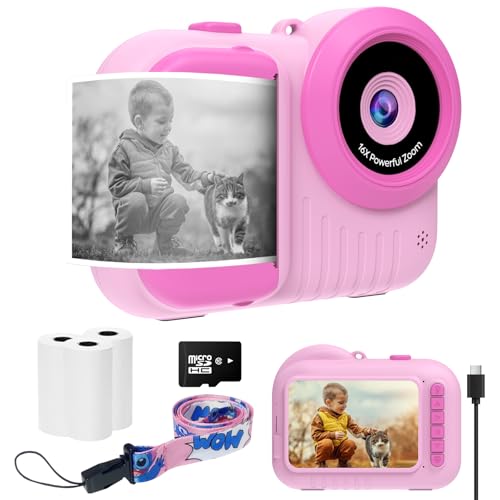 Instant Print Kids Camera with 3.5" Screen Digital