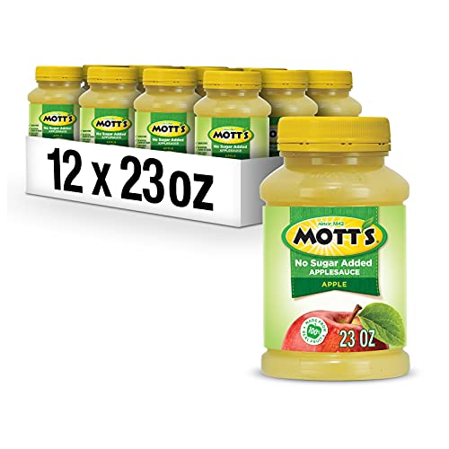 12 Pack Mott's No Sugar Added Applesauce 23oz