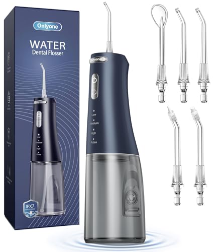 Portable Water Dental Flosser Oral Irrigator, 4 Modes